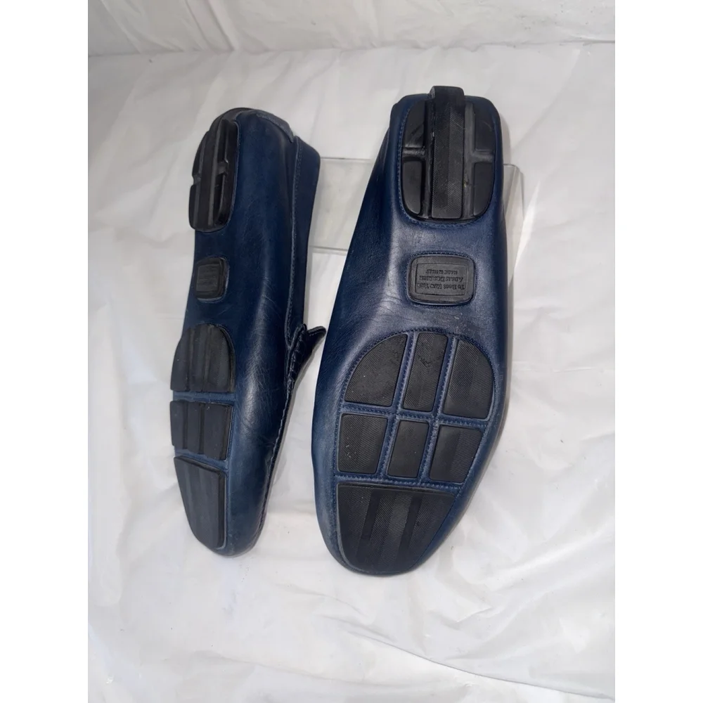 To Boot New York Palo Alto Driving Shoes leather Navy Loafers Men’s 10.5
